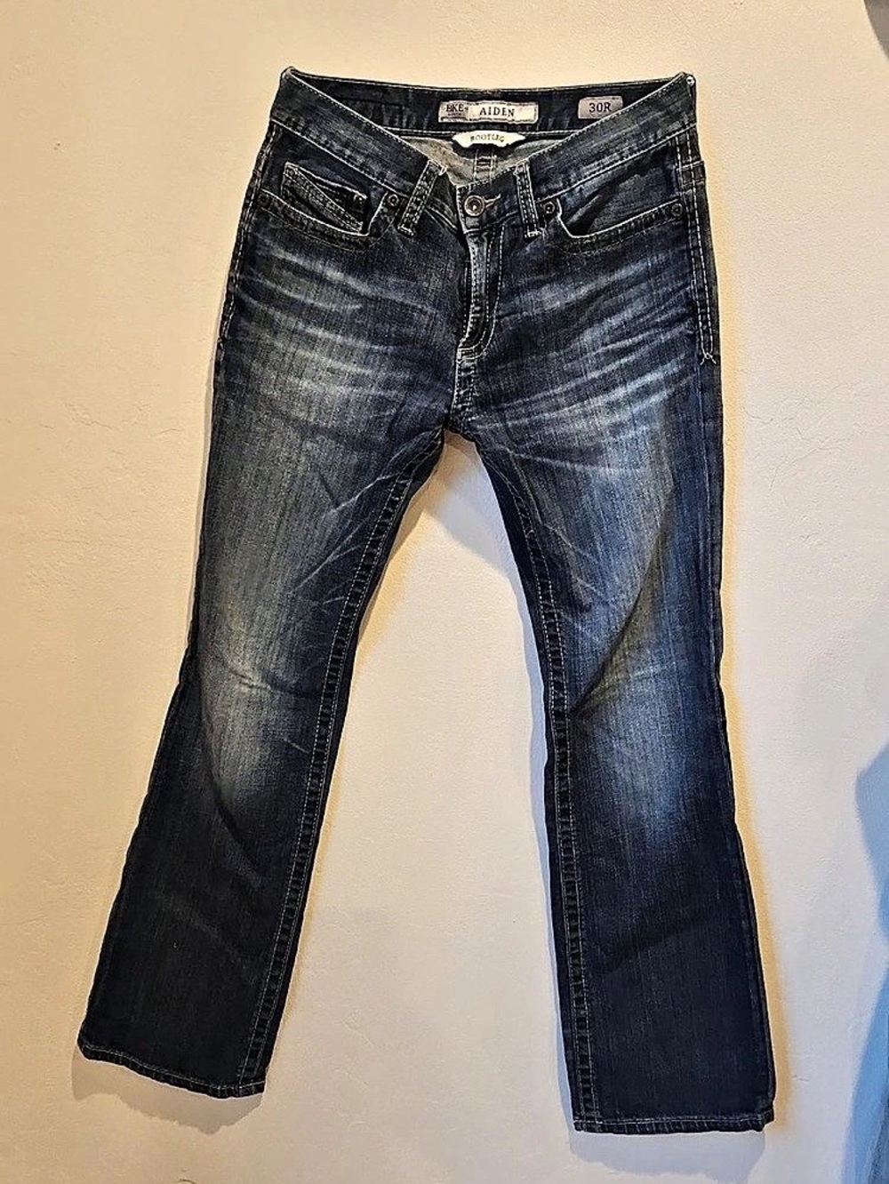 7 For All Mankind Aiden Bootleg Boot Cut Jeans Waist 30